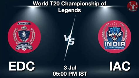 Edc Vs Iac Dream Prediction Team Live Cricket Jul