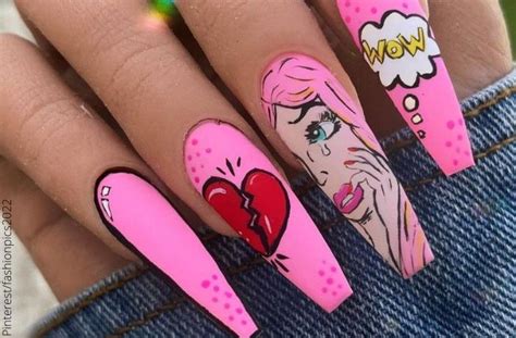 Pop Art Manicure ¡la Esencia De Los Cómics En Tus Uñas Vibra