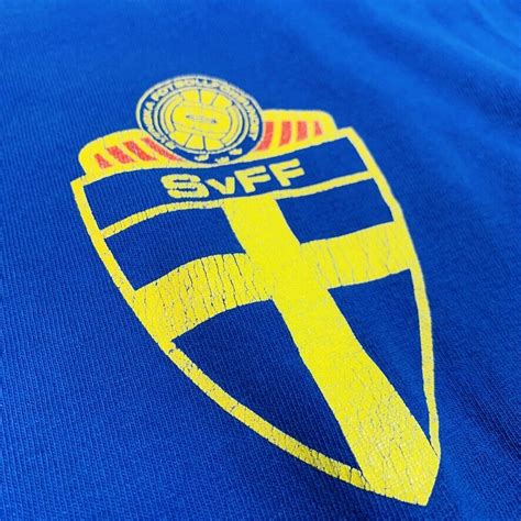 Umbro Sweden Soccer Svff Swedish Football Association Long Sleeve T