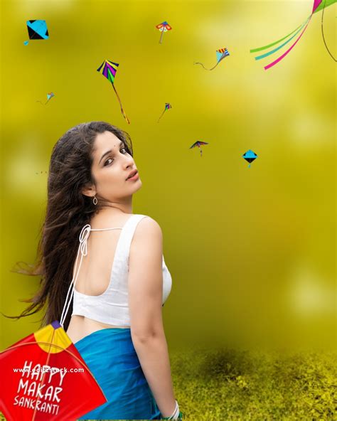 Makar Sankranti Girl Cb Editing Background