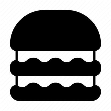 Burger Fast Food Hamburger Junk Icon