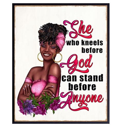 Black Girl Christian Wall Decor Bible Verse Christian Ts For African Americans