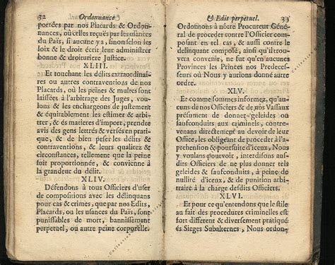 Ordonnance et Edit perpétuel des Archiducs pages 32 33 Cercle Art