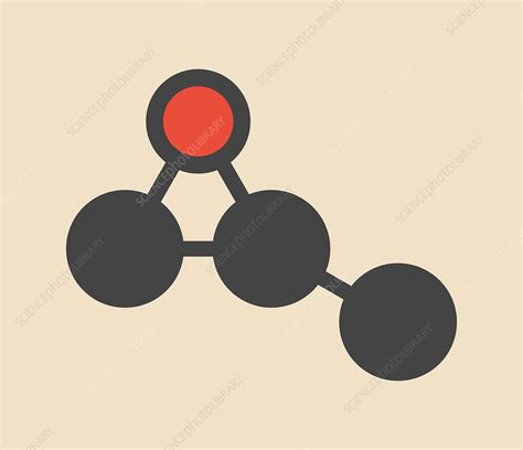 Propylene oxide molecule - Stock Image - F012/6279 - Science Photo Library