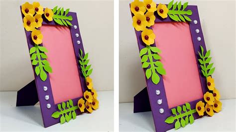 Photo Frame Diy Ideas Handmade Picture Frame Making At Home Frames