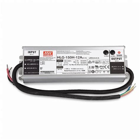 Mean Well HLG 150H 12A SNT 12V DC 0 12 5A 150W IP65 Ledtech Shop De