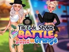 Tiktok Styles Battle Boho Vs Grunge Dress Up Games