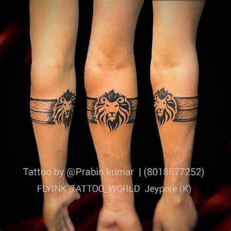 Lion Armband Tattoo For Men Back Tattoos For Guys Arm Band Tattoo