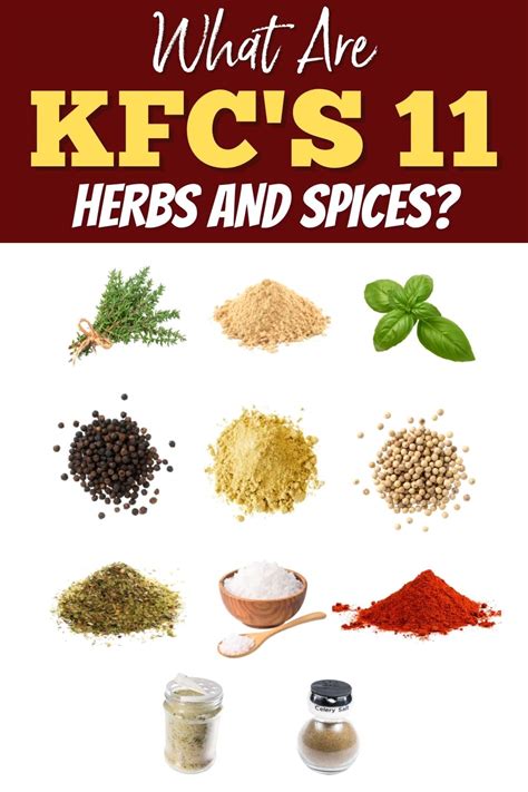 What Are KFC's 11 Herbs and Spices? - Insanely Good