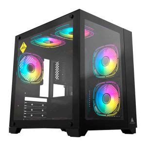 Gabinete Gamer Acegeek Aquarium M Mid Tower Lateral De Vidro