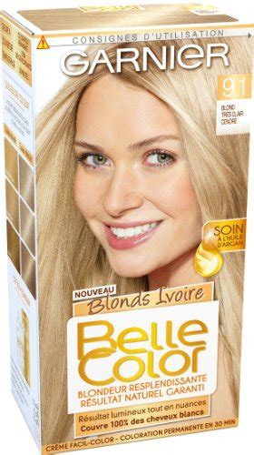 Belle Color Coloration N°91 Blond Très Clair Cendré Belle Color Lot De 2 Shoptimise