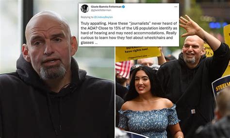 John Fettermans Wife Blasts Coverage Of His Interview Where He Used Cc And Struggled To Find