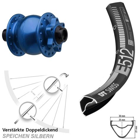 Nabendynamo Dt Swiss E Vorderrad Zoll Son Boost H