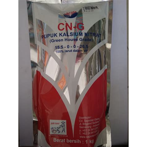 Jual Pupuk Kalsium CNG Pak Tani 1 Kg Shopee Indonesia