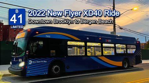 Nyct B Limited Bus Ride New Flyer Xd From Downtown