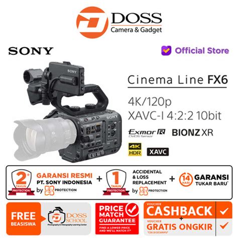 Promo Sony PXW FX6 Full Frame Cinema Camera Sony FX6 Sony FX 6