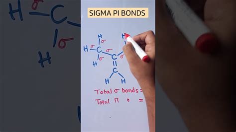 Sigma And Pi Bonds Counting Tricks Shorts Youtubeshorts Reels