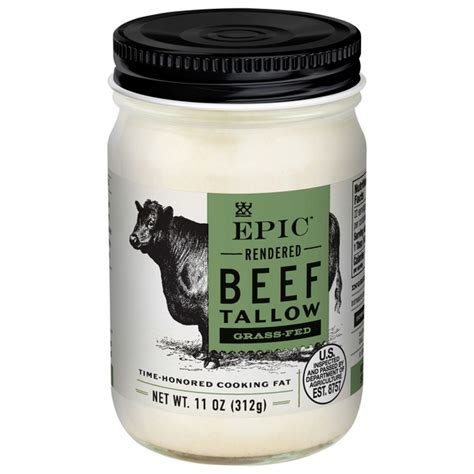 Save On Epic Rendered Grass Fed Beef Tallow Order Online Delivery Giant