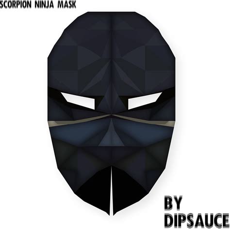 Scorpion Ninja Mask By Dipsauce Media On Deviantart