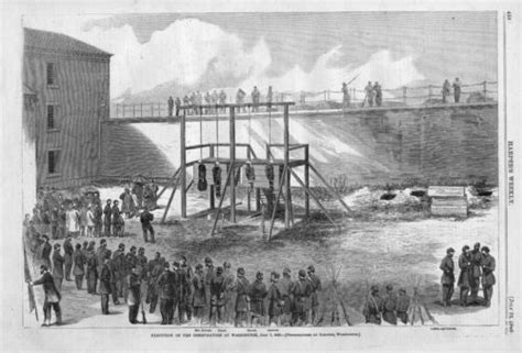 Execution Of The Conspirators At Washington Lincoln Assassination