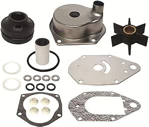 GLM Water Pump Kit For Mercury 3 Cylinder 40 50 55 60 Hp 2 Stroke