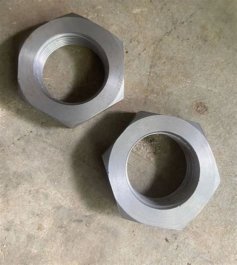 Polished Inch Mild Steel Hex Nuts For Pipe Fitting At Rs Piece