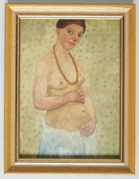 Worpswede Galerie Girschner Paula Modersohn Becker Selbstbildnis Am