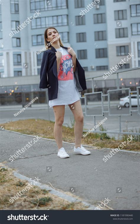 Beautiful Woman Nude Legs Walking Around Stock Photo 1181990440 Shutterstock