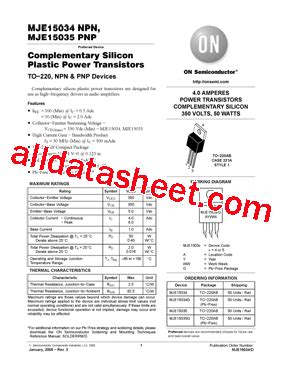 Mje G Pdf On Semiconductor