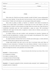 Interpreta O De Texto A Bola Ano Acessaber