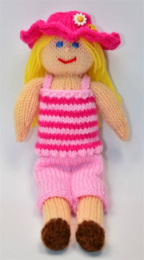 Rag Doll Knitting Pattern Knitting Patterns Needlepoint Patterns Knitted Dolls