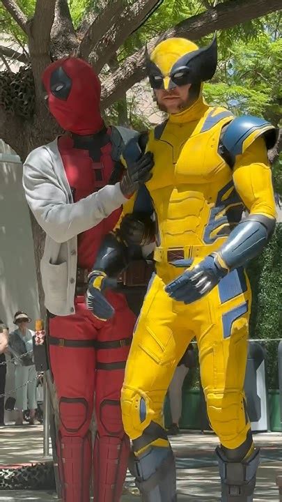 Deadpool And Wolverine At Disneyland Deadpool Disneyland Youtube