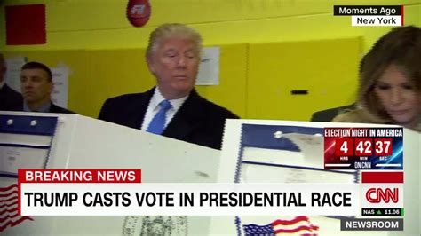 Trump Peeks At Melania S Ballot Internet Memes Pop Up Faster Than You Can Say Hanging Chad