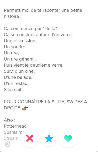 Id Es De Profils Tinder Copier Coller Coaching S Duction