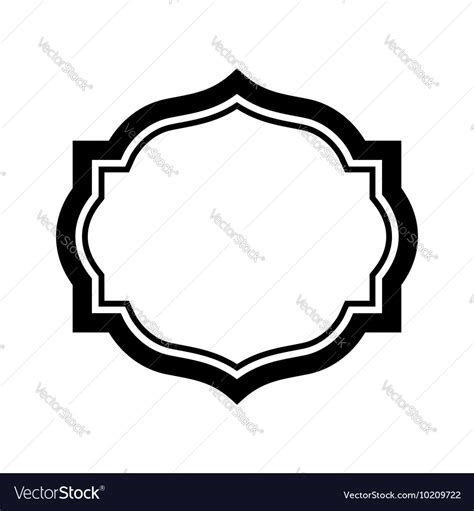 Black frame picture beautiful simple design Vector Image