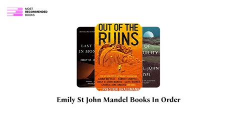 Emily St John Mandel Books In Order 7 Book Series