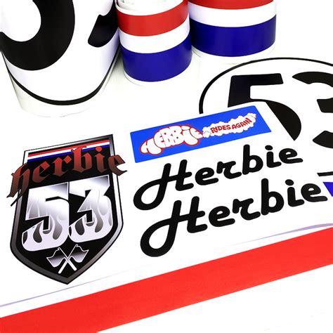 Kit Completo De Faixas Herbie Fusca New Beetle Sportinox