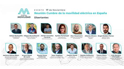 Reunión Cumbre De La Movilidad Eléctrica En España Youtube