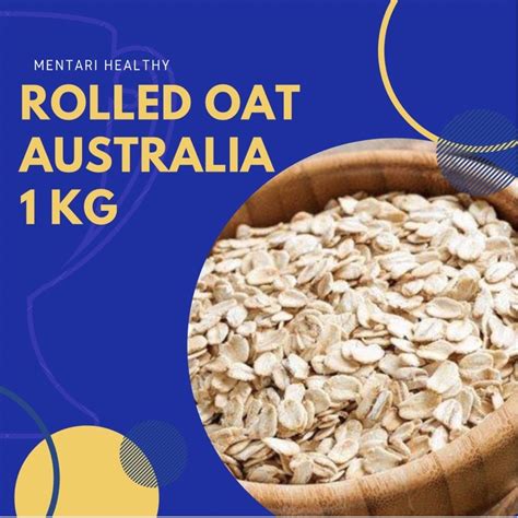 Jual Natural Rolled Oat Australia 1kg Shopee Indonesia