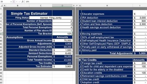 Estimate Taxes Year Round With These 9 Excel Templates Make Tech Easier