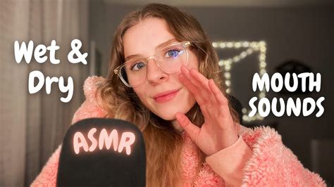 Asmr Wet And Dry Mouth Sounds 👅👄 Inaudible Whispering Purring