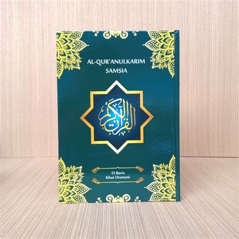 Jual Alquran Samsia Baris Uk A Alquran Mushaf Utsmani Non Terjemah