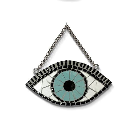 Outdoor Evil Eye Mosaik Wandkunst Evil Eye Mosaik Malerei Boho Evil