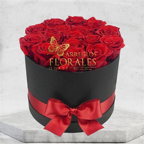 Amor En Caja Arreglos Florales Guate