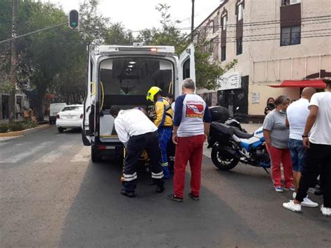 Choque En La Doctores Deja Un Motociclista Lesionado