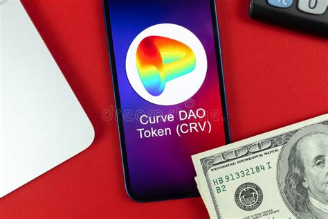 Curve DAO Token CRV Symbol Trade With Cryptocurrency Digital And