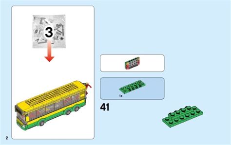 Lego Instructions For Set 60154 Bus Station City Town