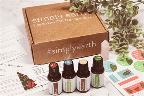 Simply Earth Essential Oil Recipe Box Unboxing Promo Code Seven Roses