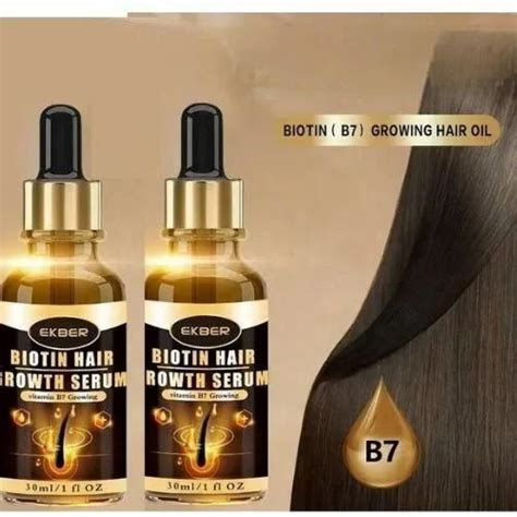 Herbal Biotin Anti Hair Loss Boosting Hair Growth Serum 30ml Pack Of 2