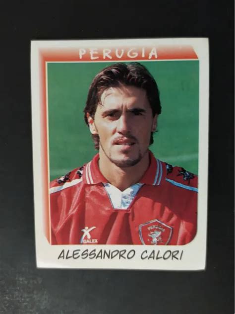 FIGURINA CALCIATORI PANINI 2000 PERUGIA CALORI N 247 NUOVA CON VELINA